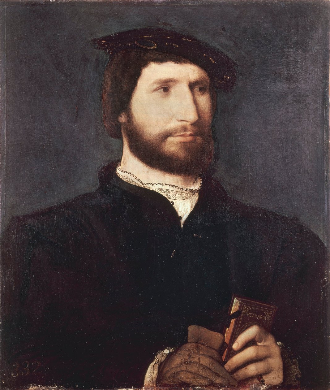Frankreich, Mann mit Petrarca von Jean Clouet