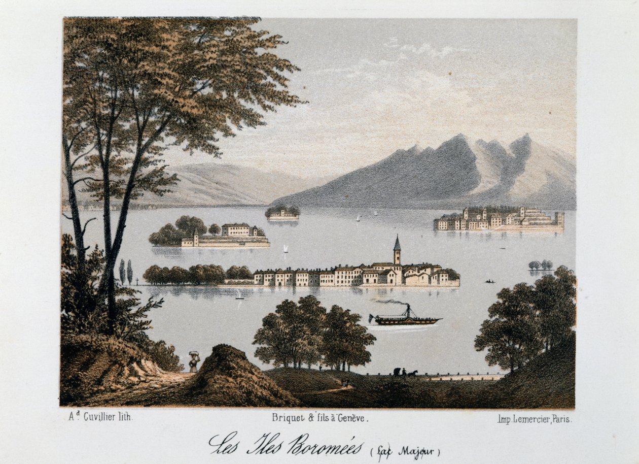 Borromäische Inseln (Lago Maggiore) von Jean Dubois