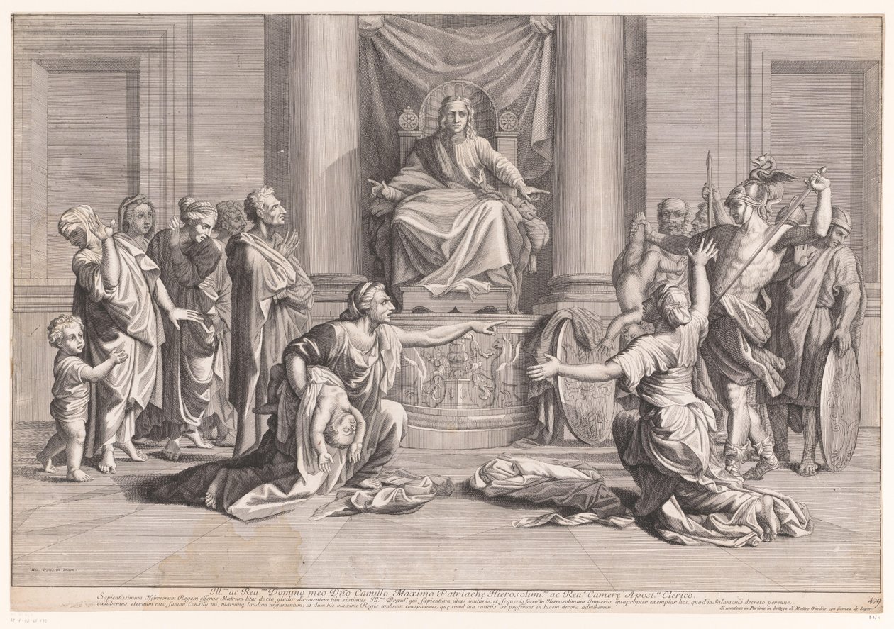 Urteil Salomos von Jean Dughet (attributed to)