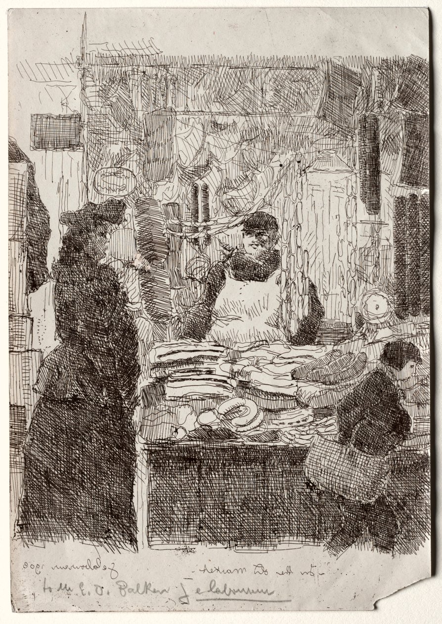 Auf dem alten Markt von Jean Emile Laboureur