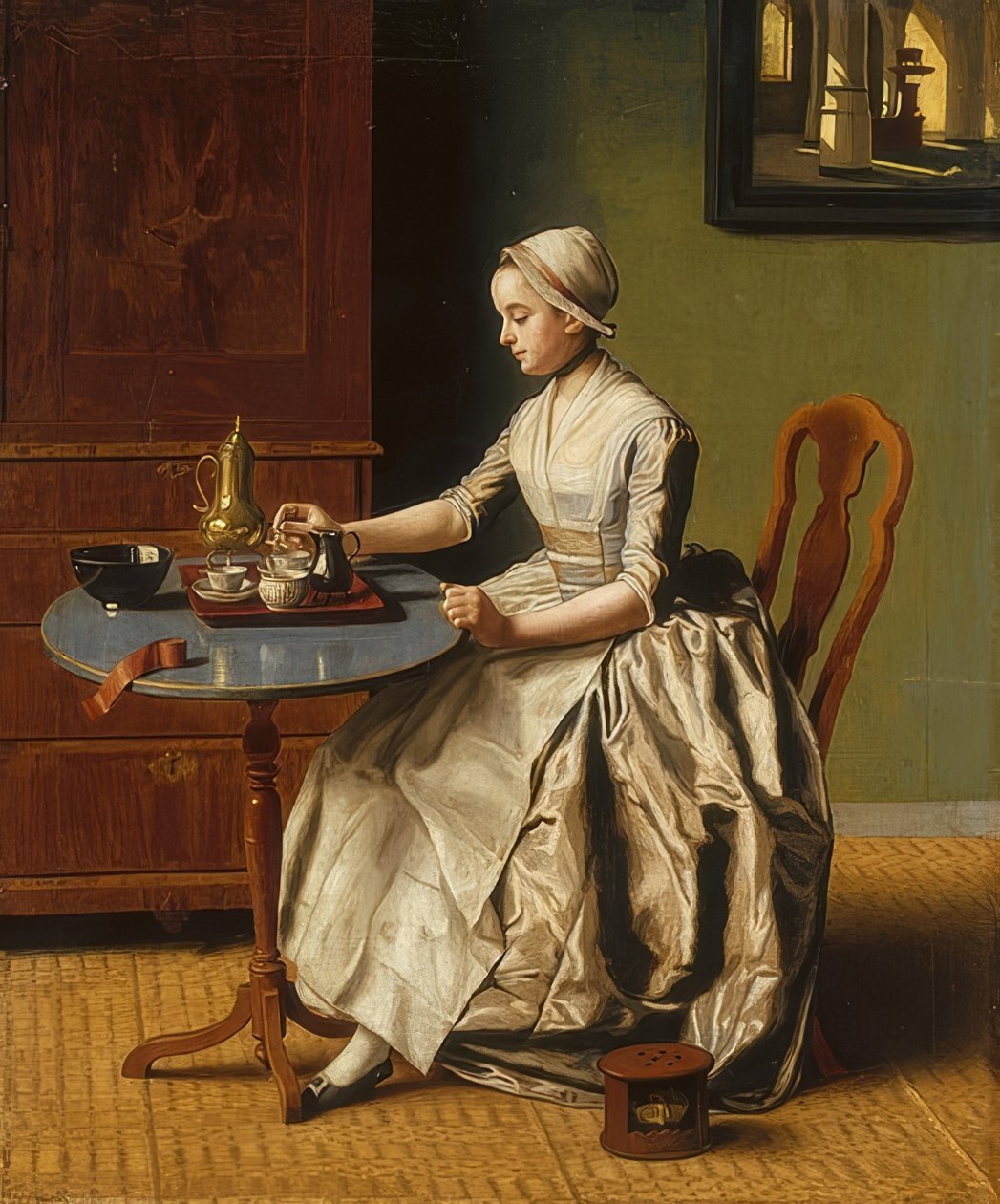 Das Schokoladenmädchen (La Chocolatière) von Jean Étienne Liotard