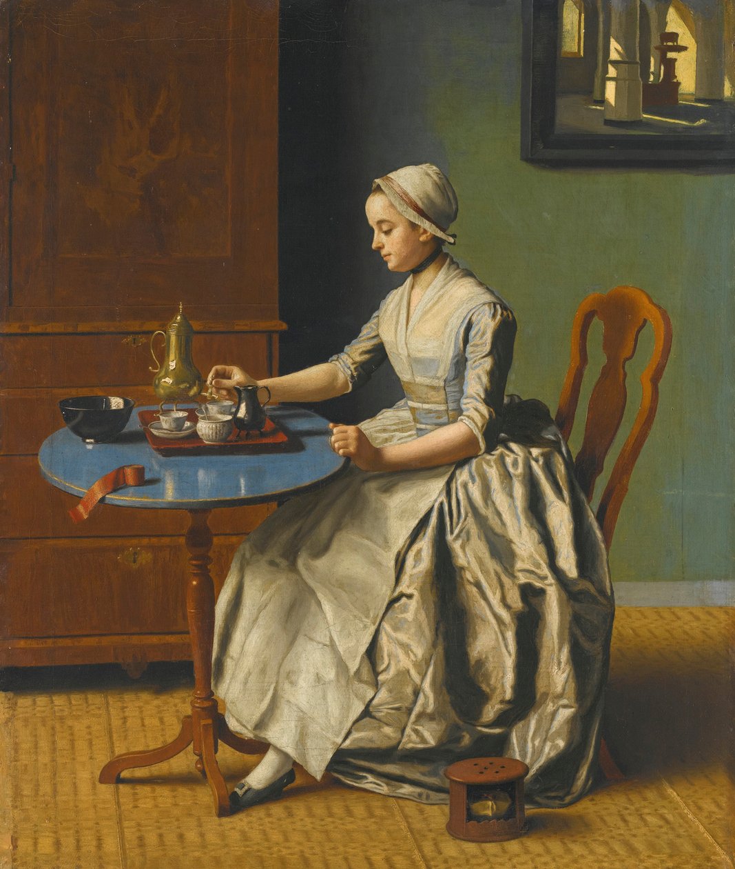 Niederländisches Mädchen beim Frühstück von Jean Étienne Liotard