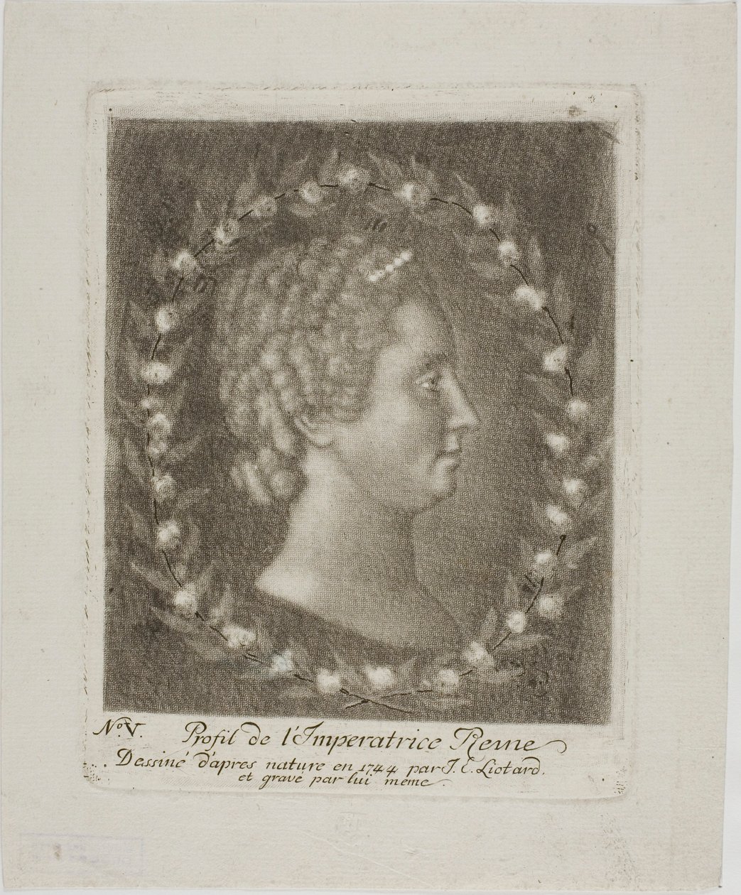 Porträt der Königin Marie Therese von Jean Étienne Liotard