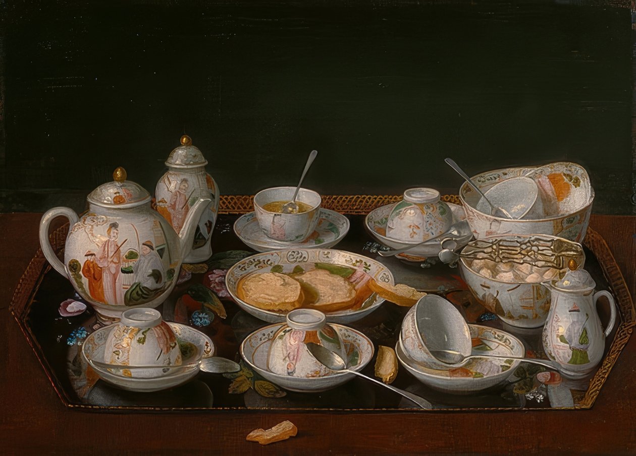 Stillleben: Teeservice von Jean Étienne Liotard