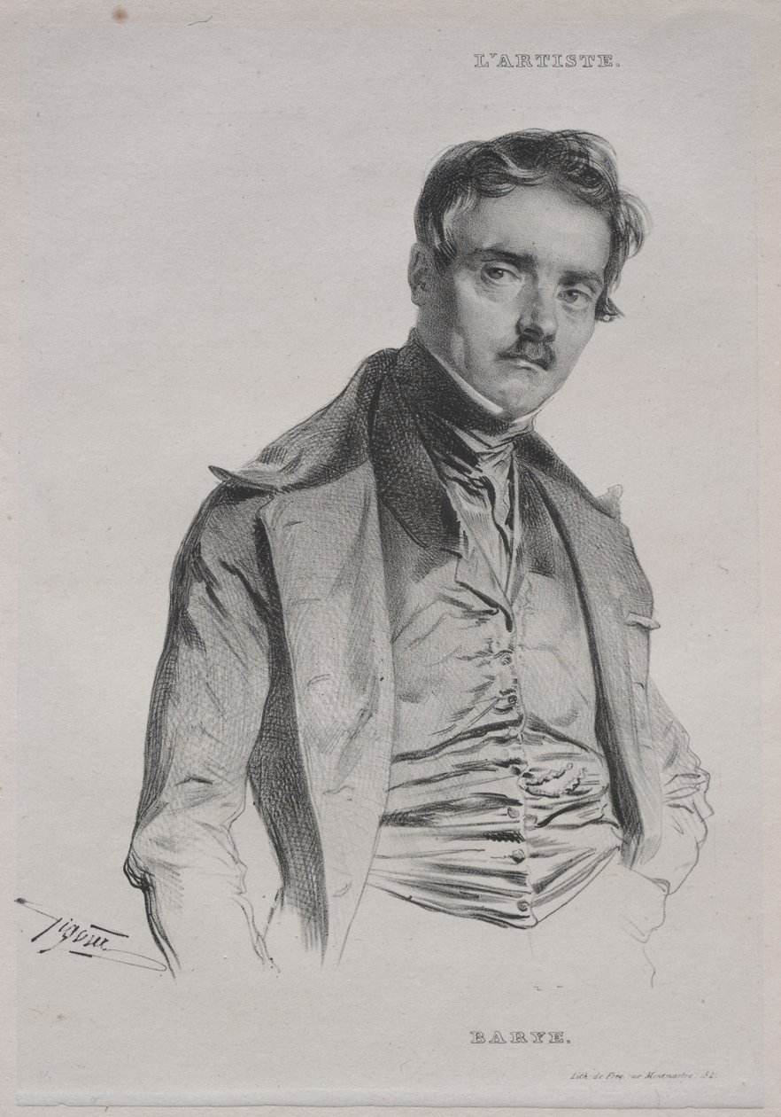 Antoine-Louis Barye von Jean Francois Gigoux