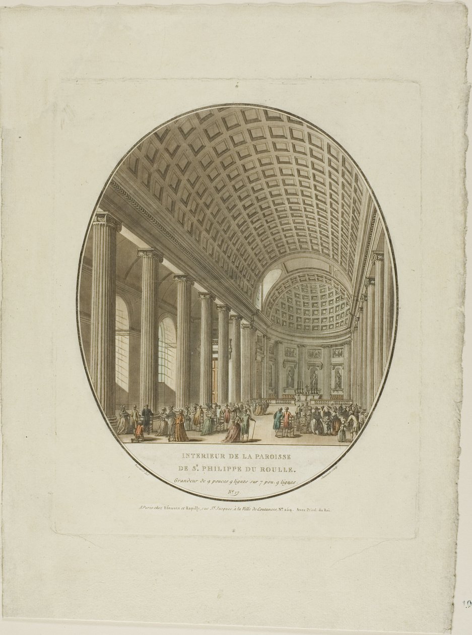 S. Philippe du Rouk, Paris von Jean Francois Janinet