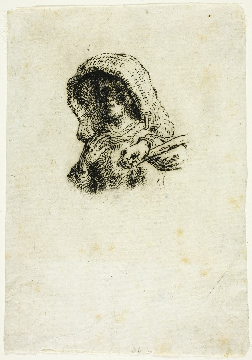 Bauern auf dem Weg zur Arbeit von Jean Francois Millet