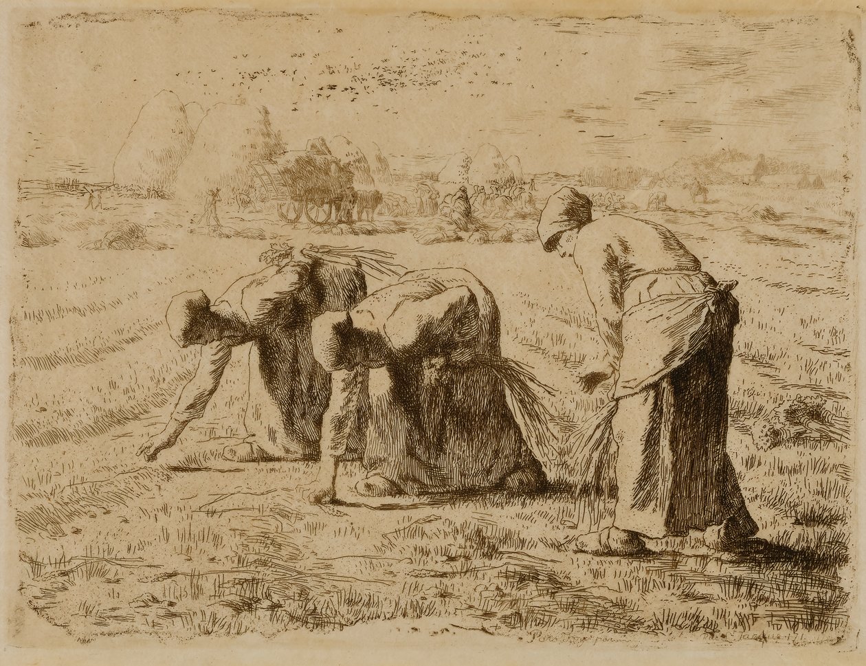 Die Ährenleserinnen von Jean Francois Millet