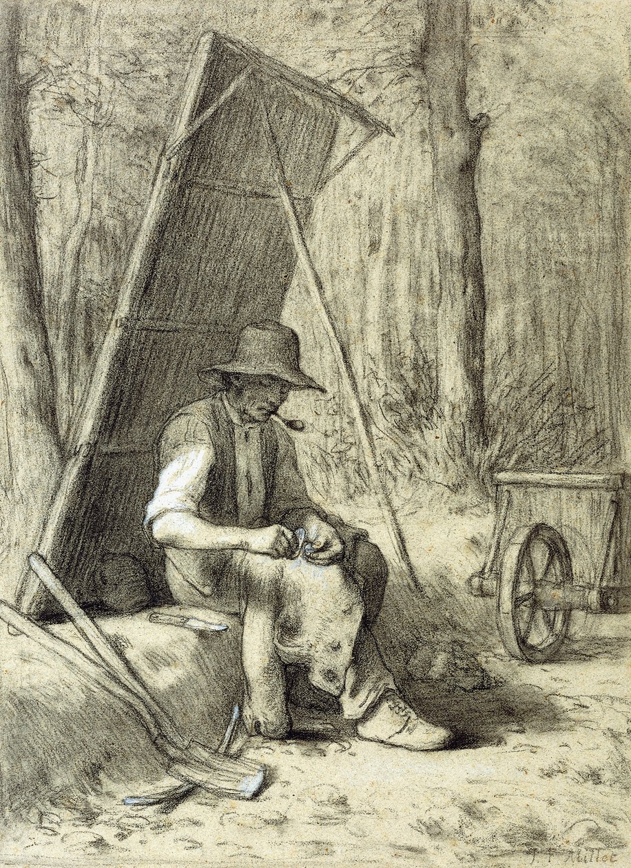 Der Straßenarbeiter von Jean Francois Millet