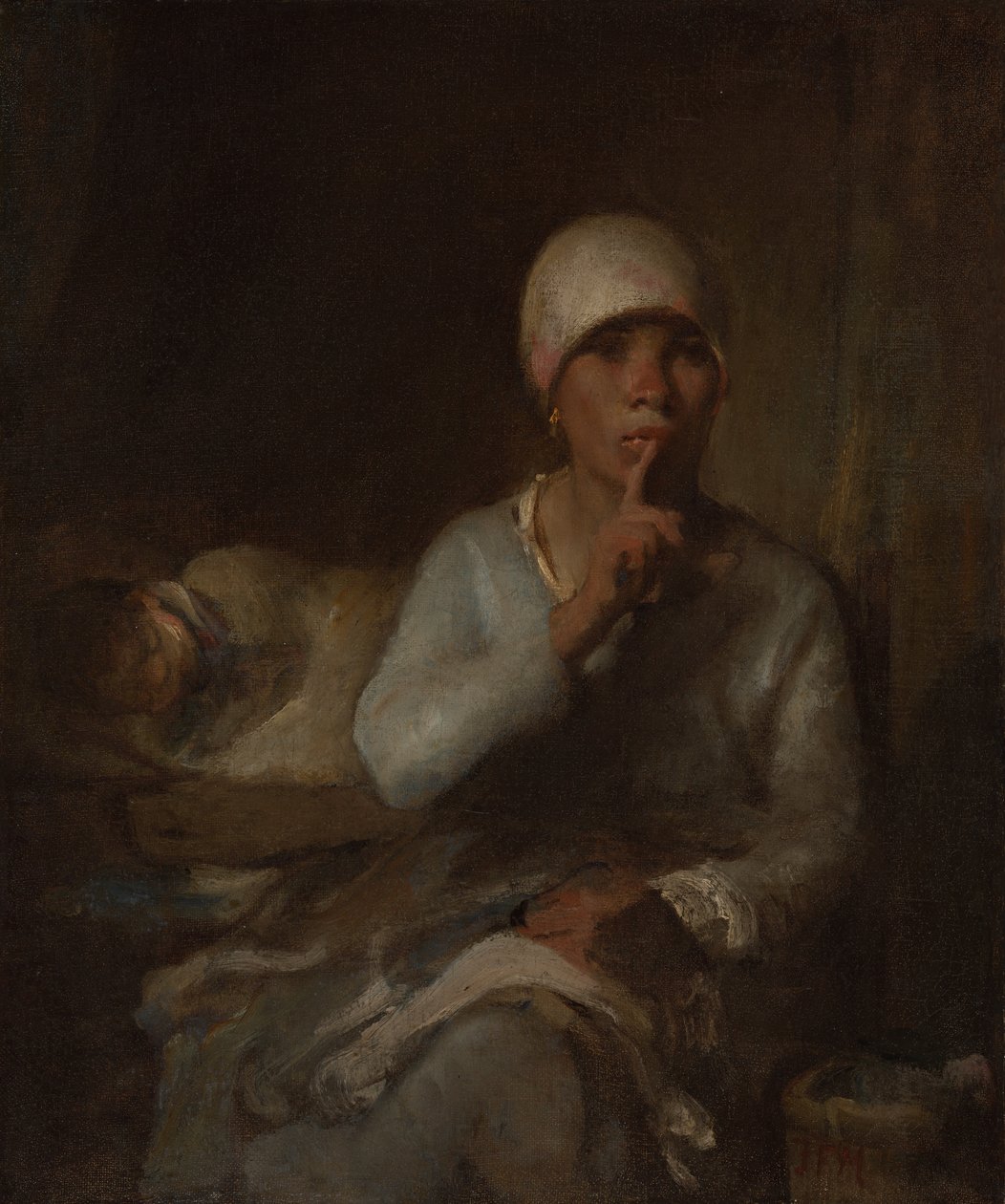Frau und Kind (Stille) von Jean Francois Millet