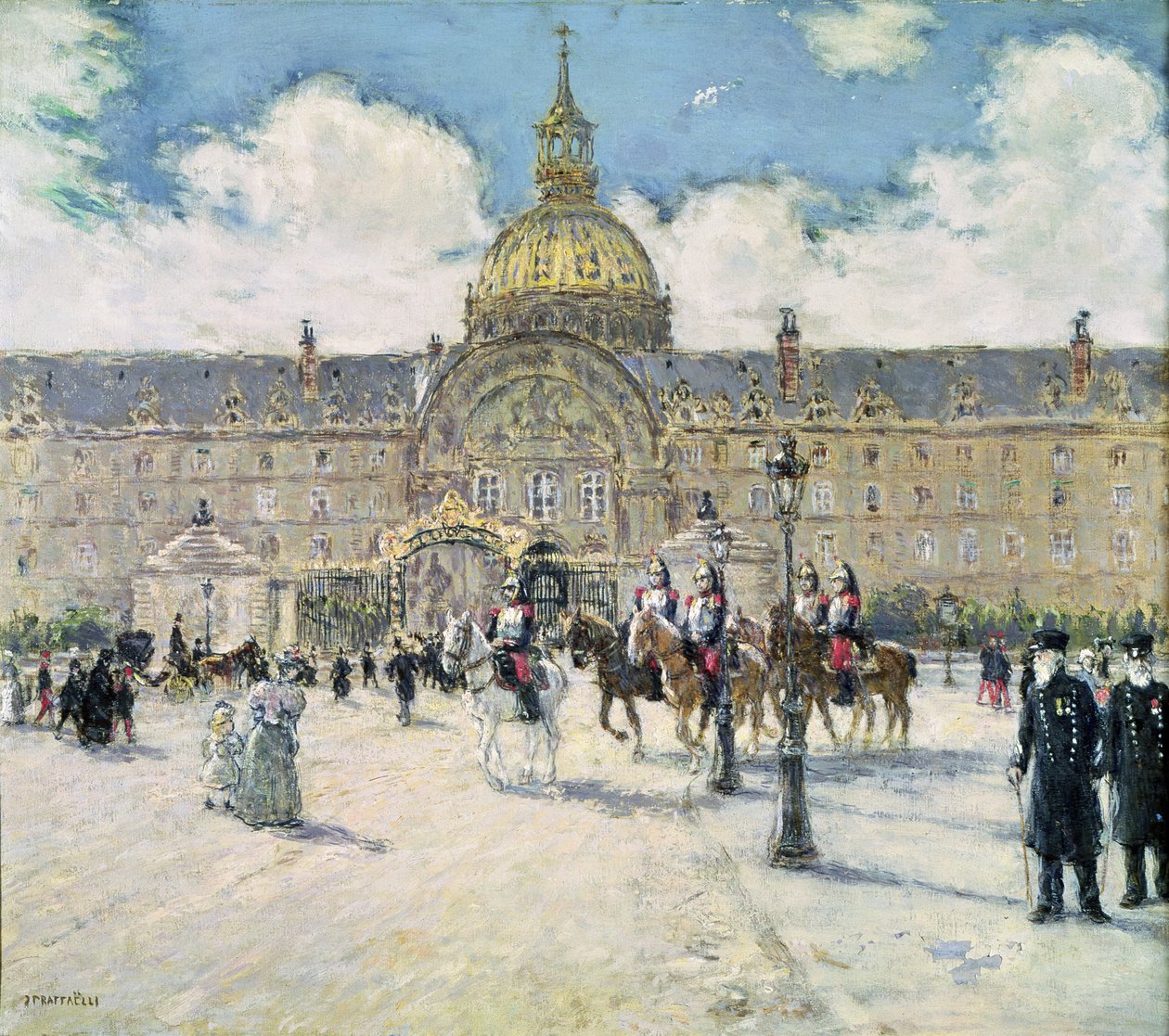 Das Hotel des Invalides von Jean Francois Raffaelli