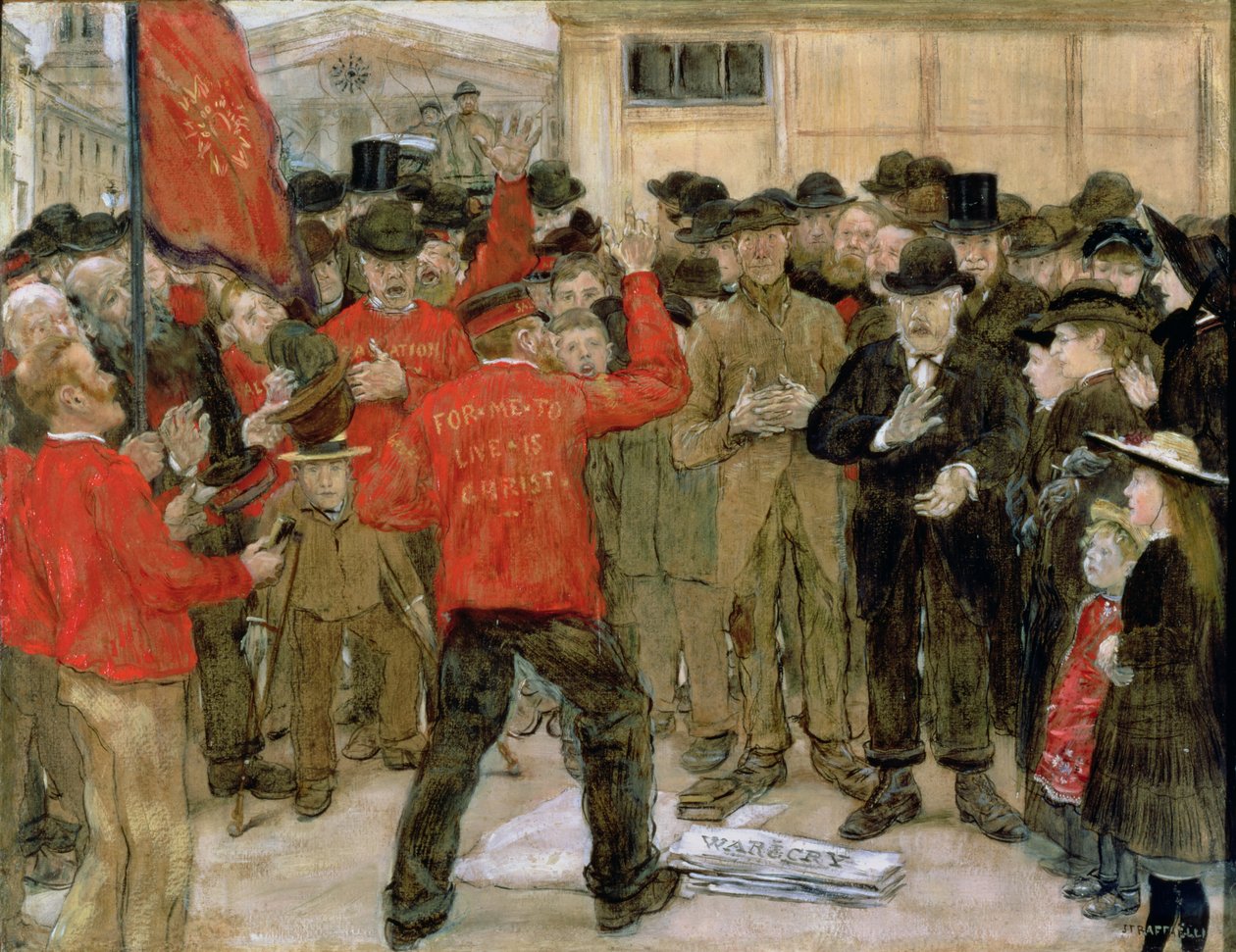Die Heilsarmee von Jean Francois Raffaelli