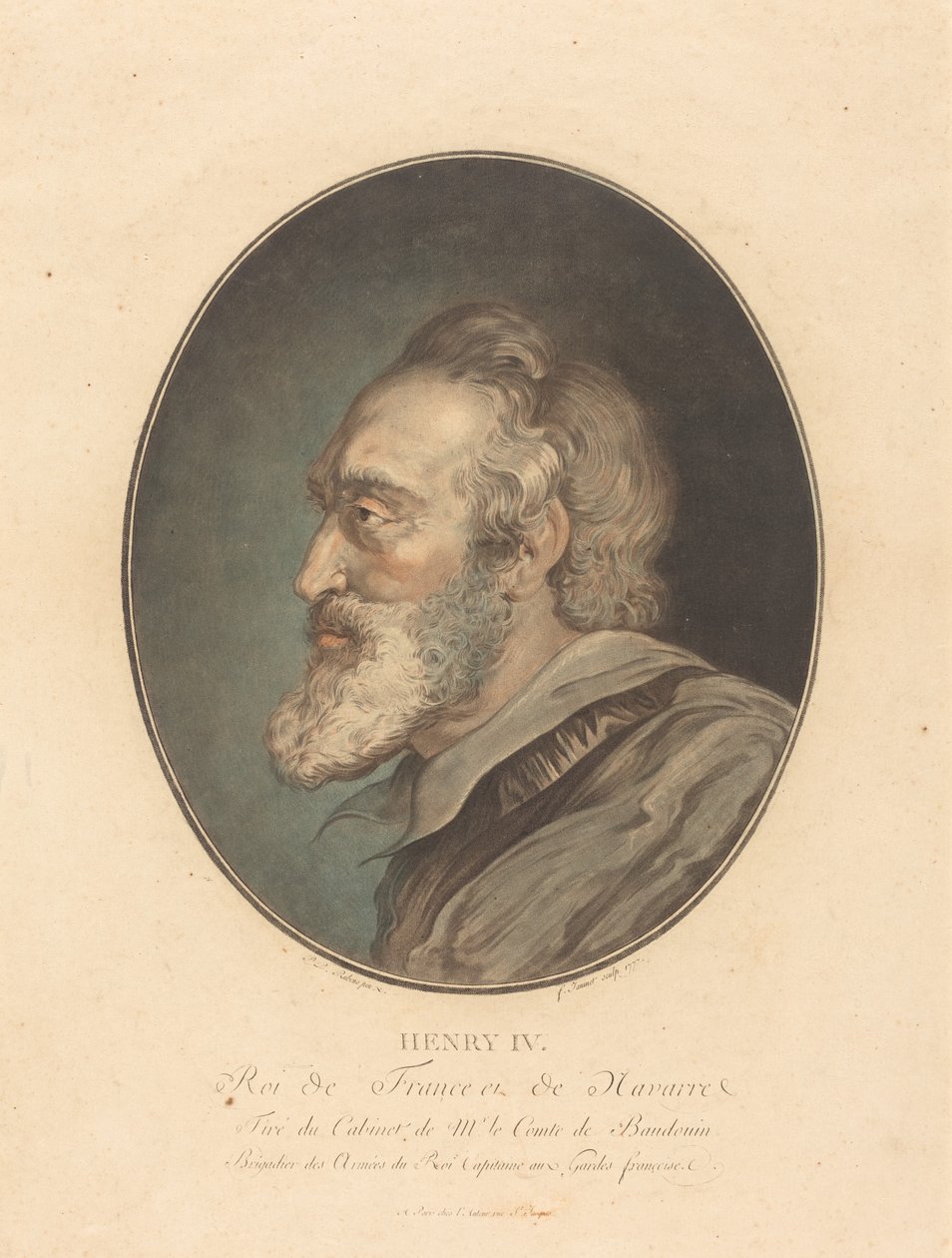 Heinrich IV. von Jean François Janinet after Sir Peter Paul Rubens