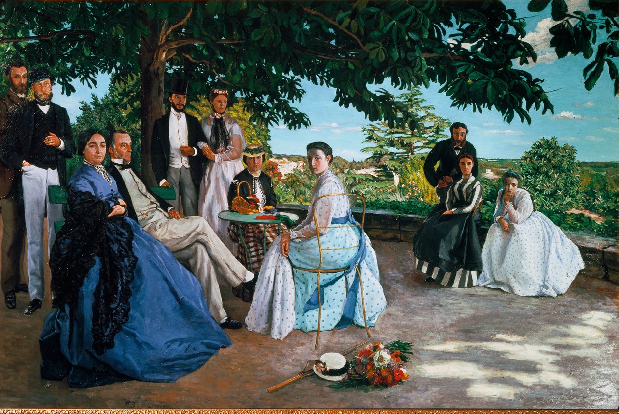Familientreffen von Jean Frederic Bazille