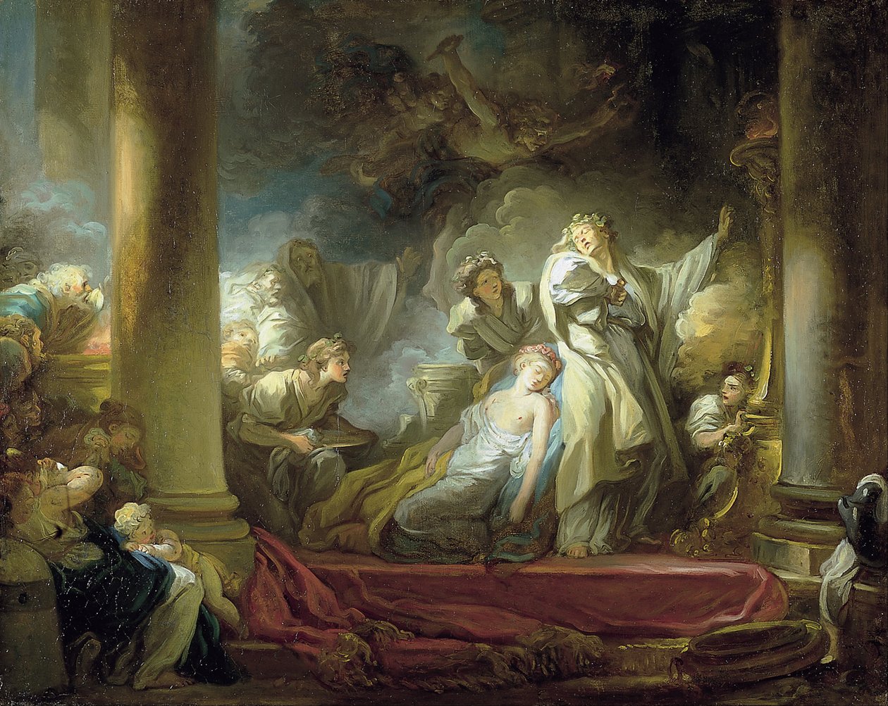 Das Opfer der Callirhoe von Jean Honore Fragonard