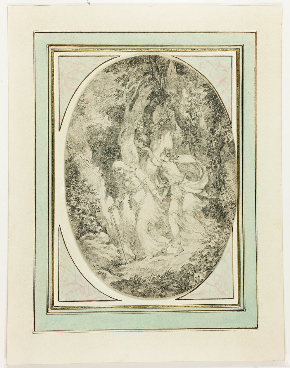 Allegorie - Erfinderische Liebe von Jean Honore Fragonard