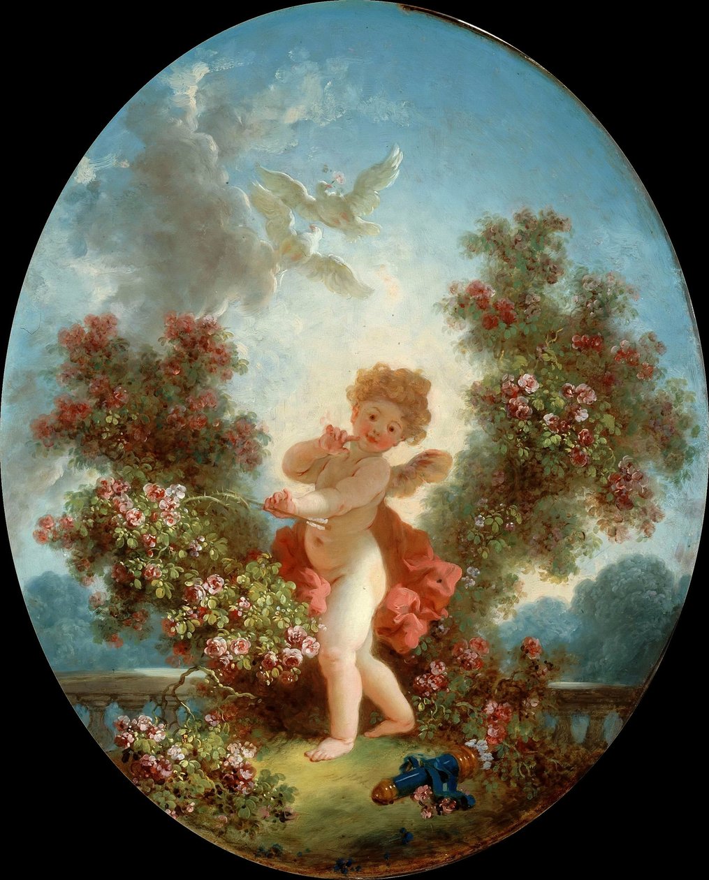 Die Liebe als Wächter, ca. 1780 von Jean Honore Fragonard