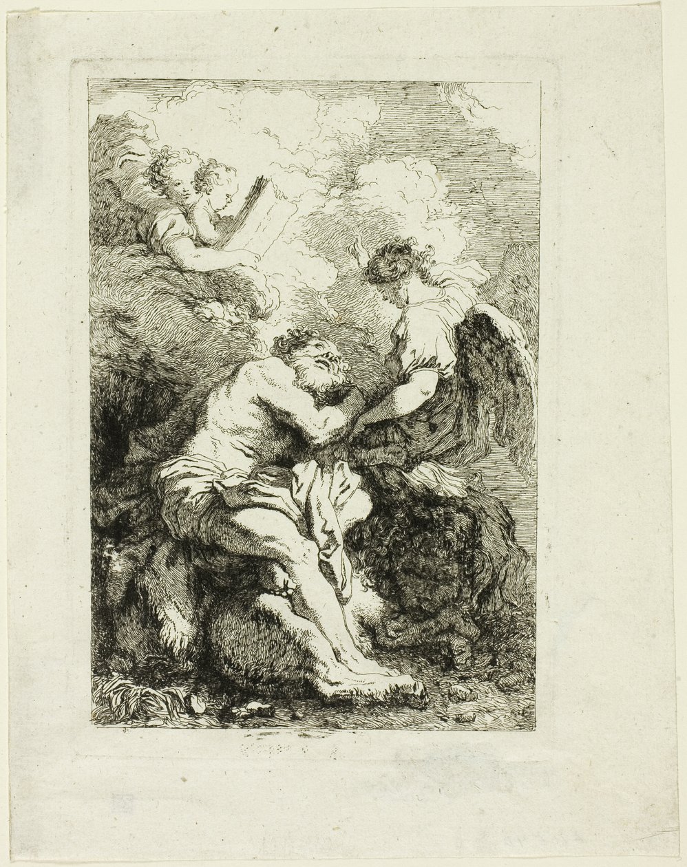 Der heilige Hieronymus von Jean Honore Fragonard