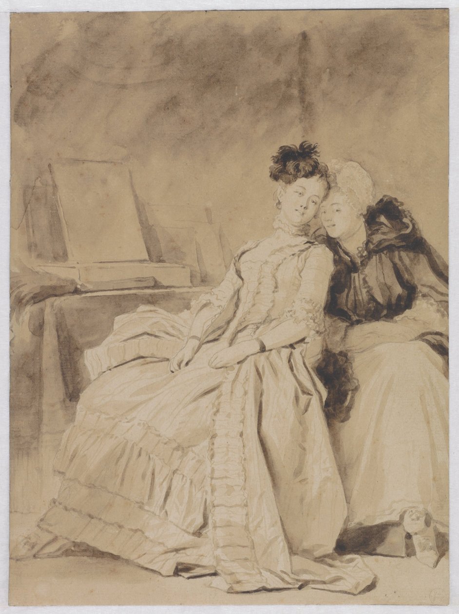Das intime Gespräch, ca. 1778 von Jean Honore Fragonard