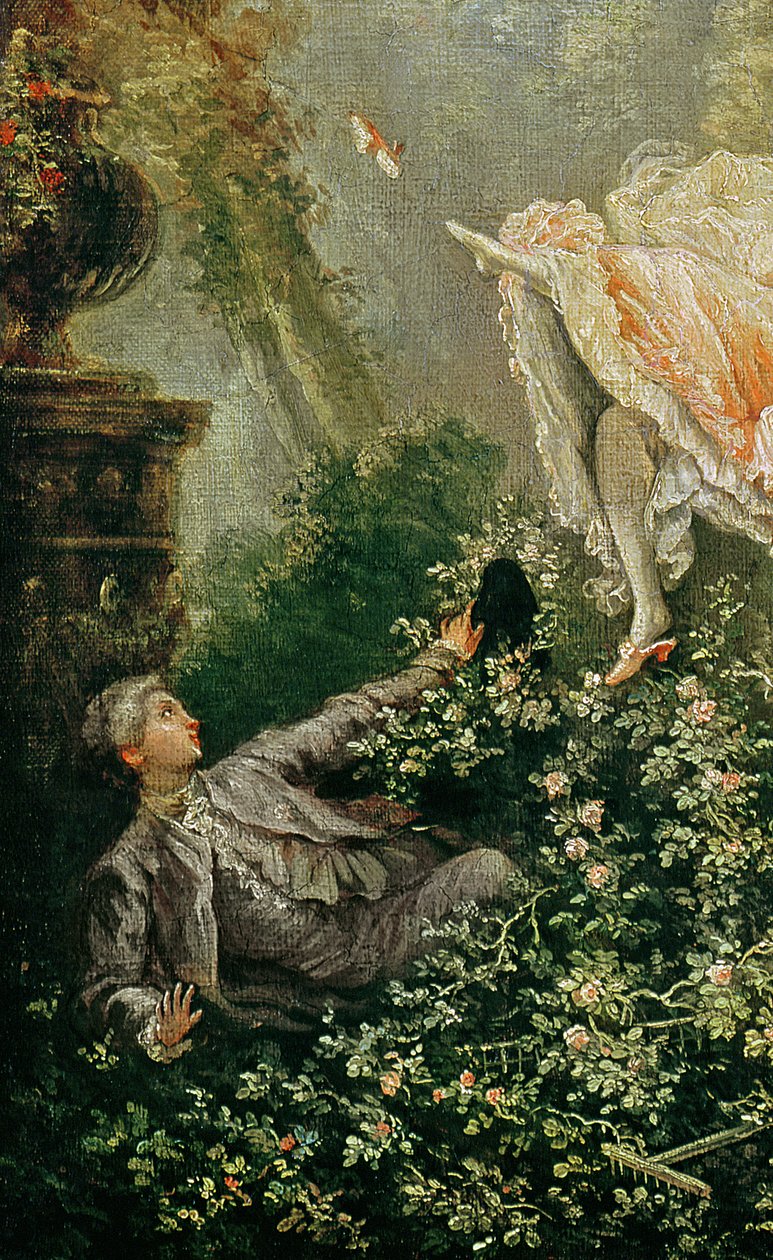 Das Schaukeln (Detail) von Jean Honore Fragonard