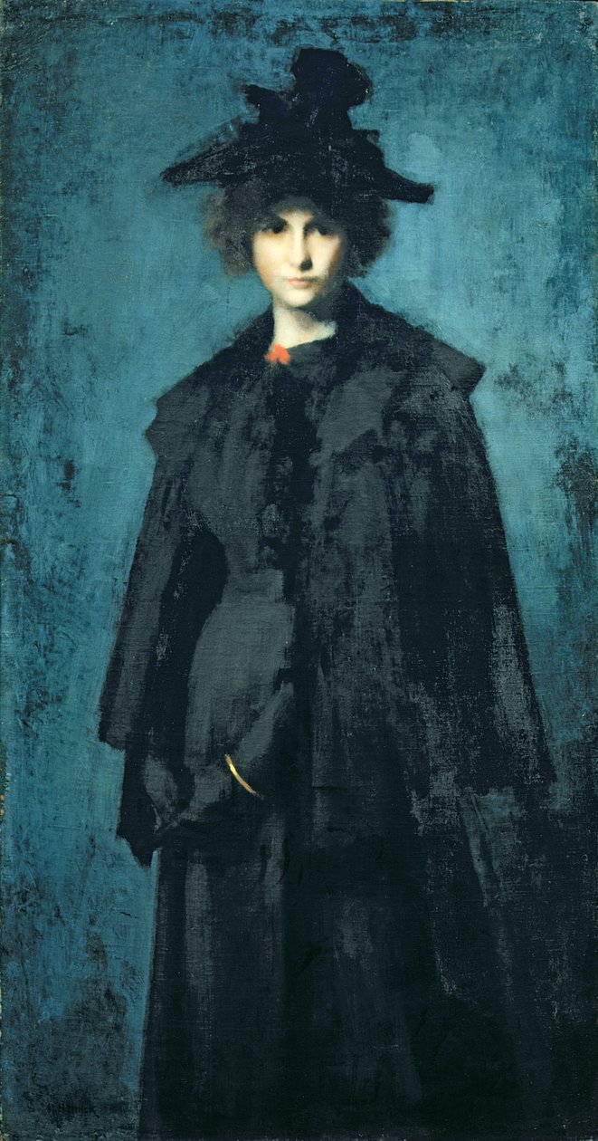 Porträt von Madame Laura Leroux von Jean Jacques Henner