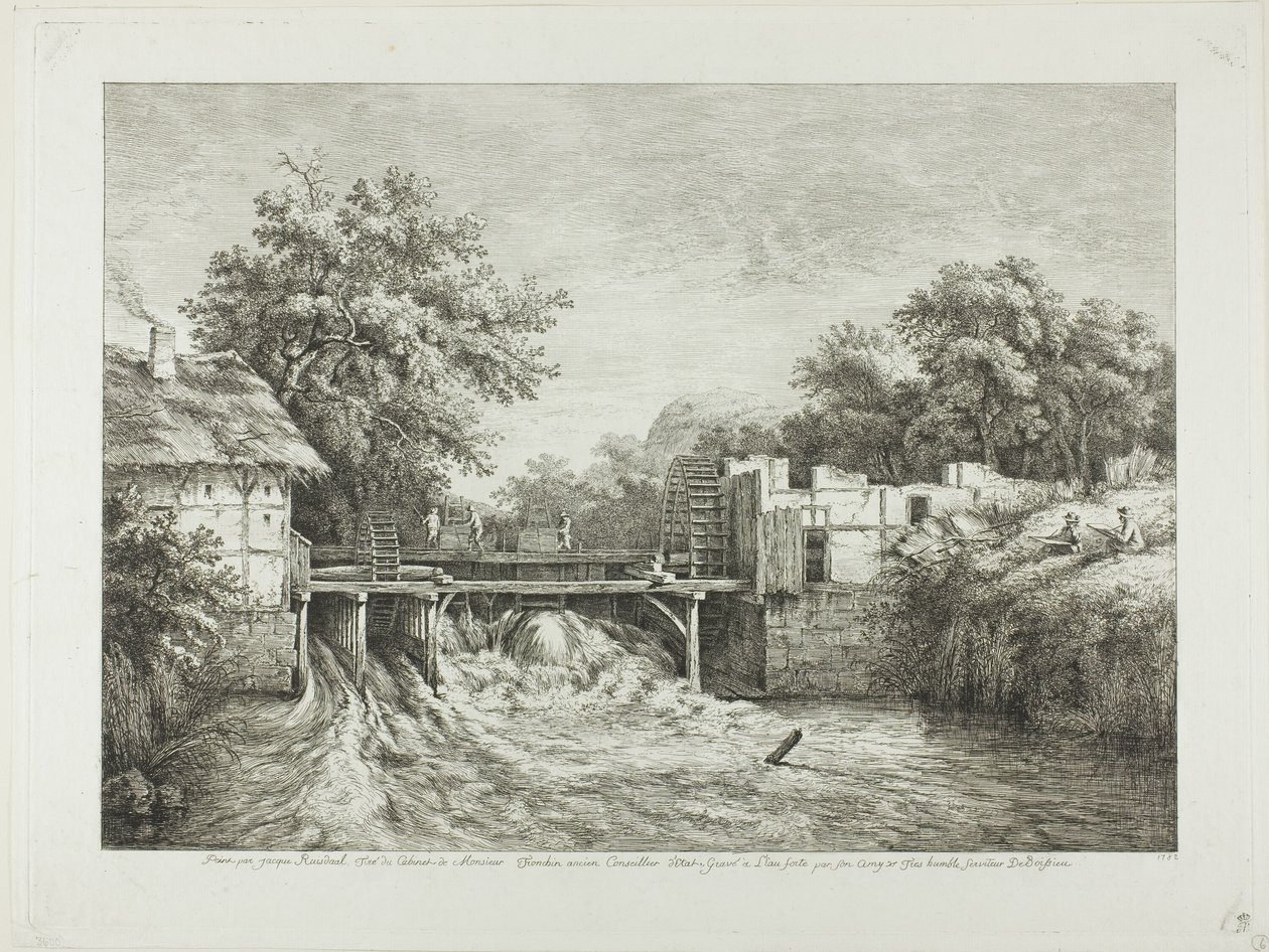 Wassermühle von Jean Jacques de Boissieu