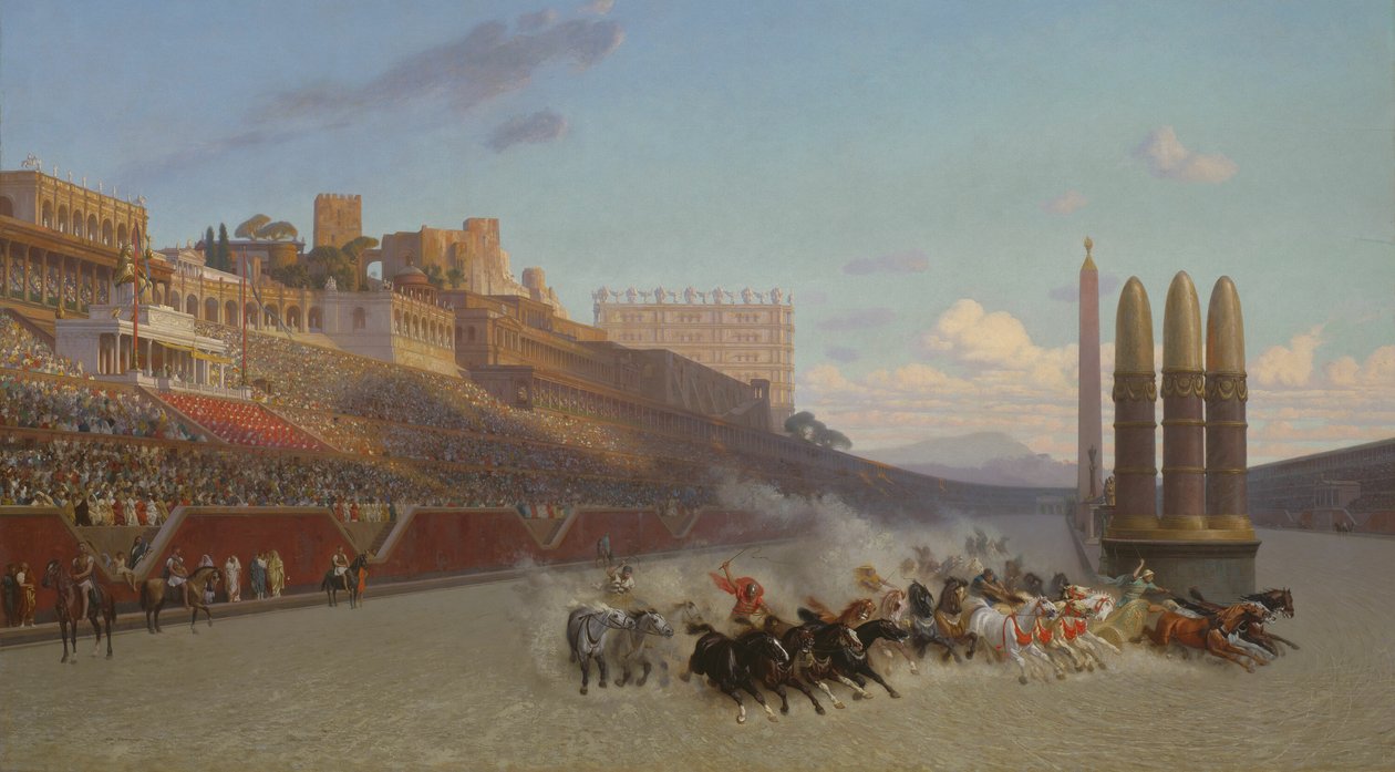 Wagenrennen von Jean Leon Gerome