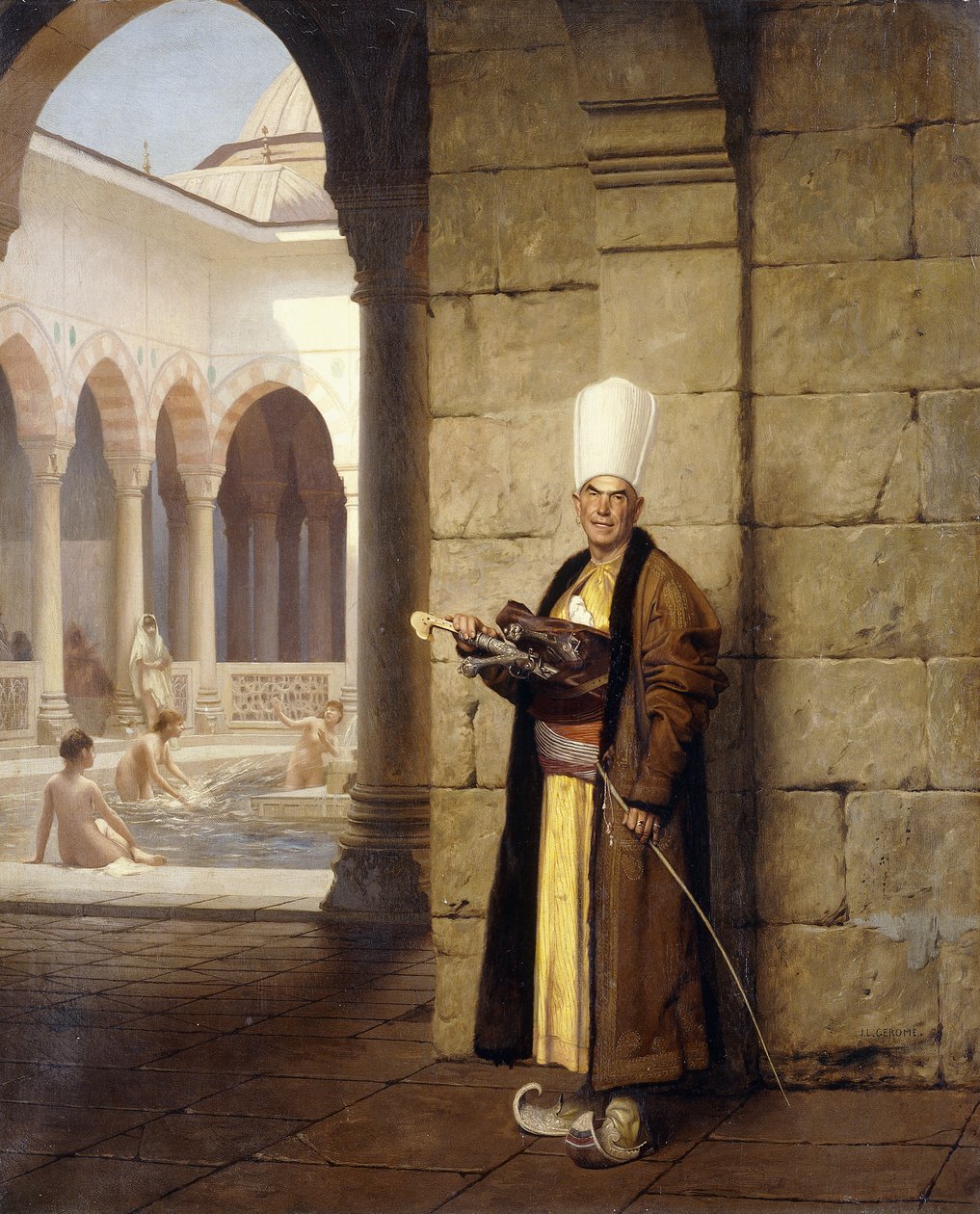 Der große weiße Eunuch von Jean Leon Gerome