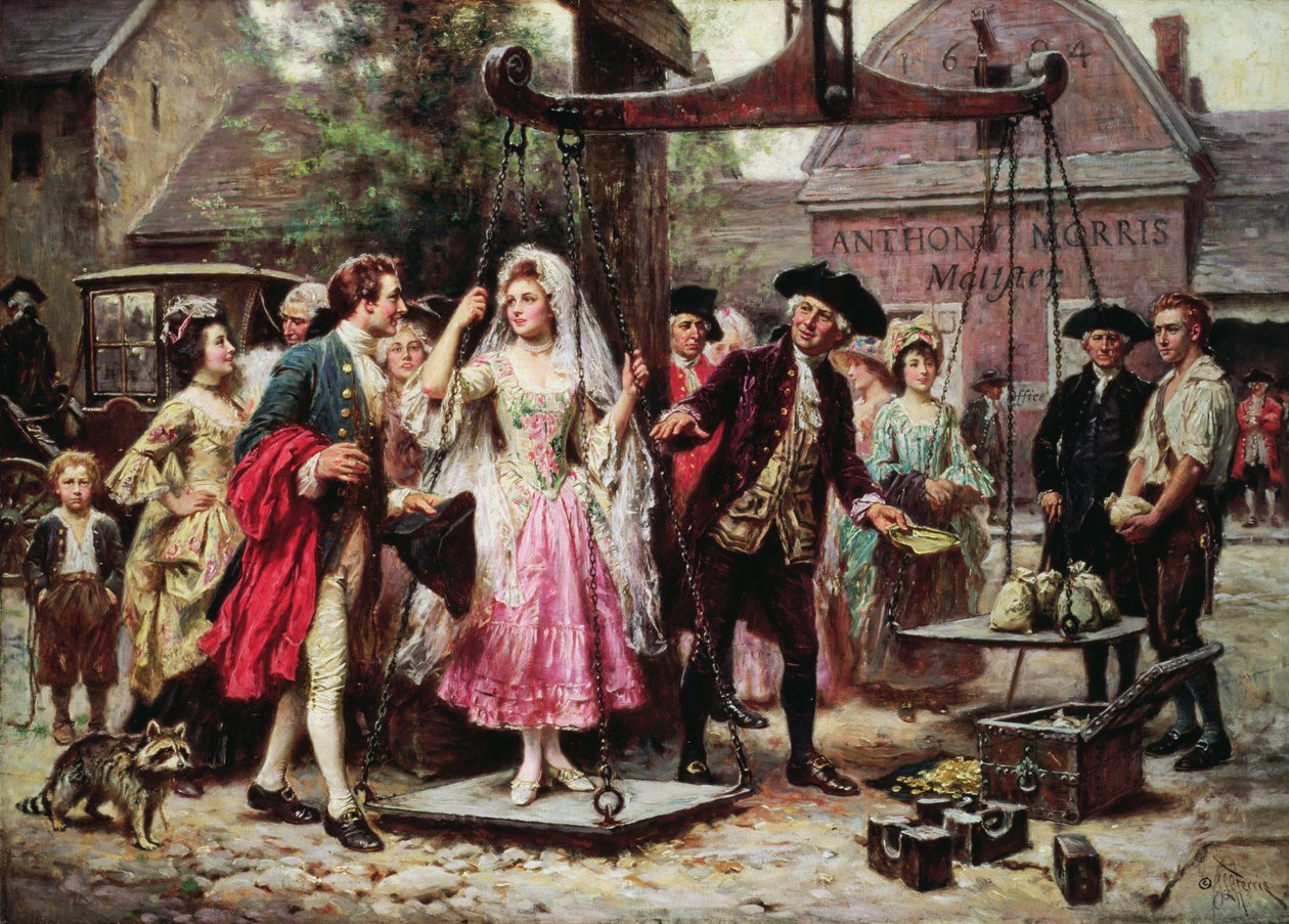 Ihr Gewicht in Gold von Jean Leon Gerome Ferris
