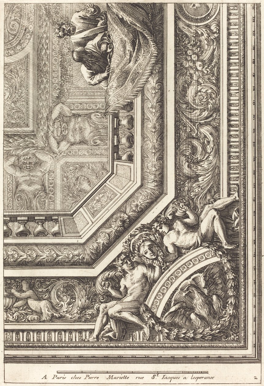 Quarts de plafons von Jean Lepautre