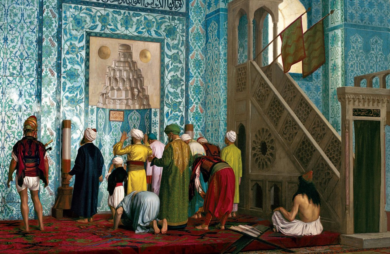Die Blaue Moschee von Jean Leon Gerome