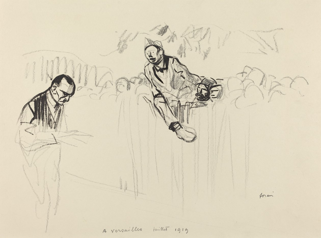 In Versailles Juli 1919 von Jean Louis Forain