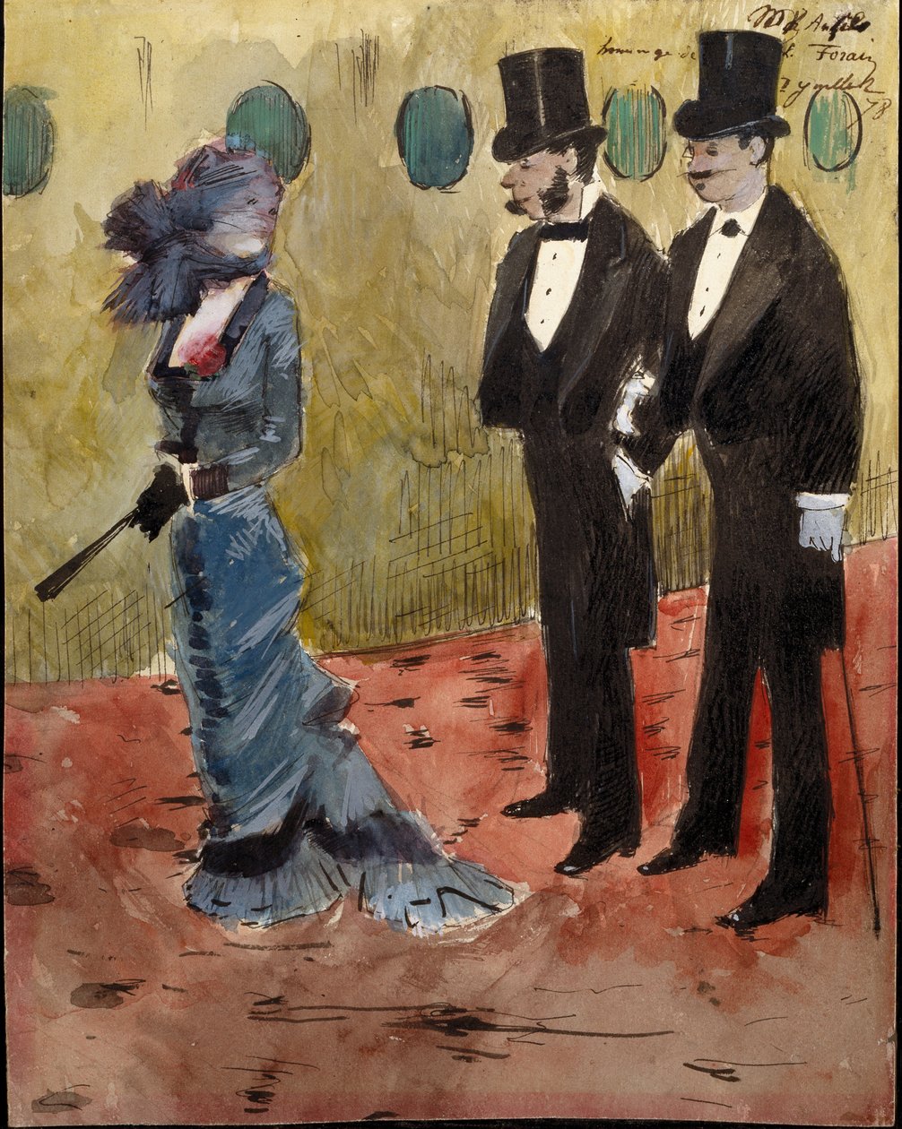 Im Theater von Jean Louis Forain