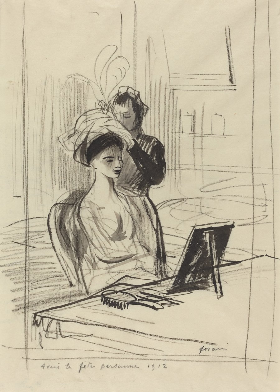 Vor dem persischen Fest, 1912 von Jean Louis Forain