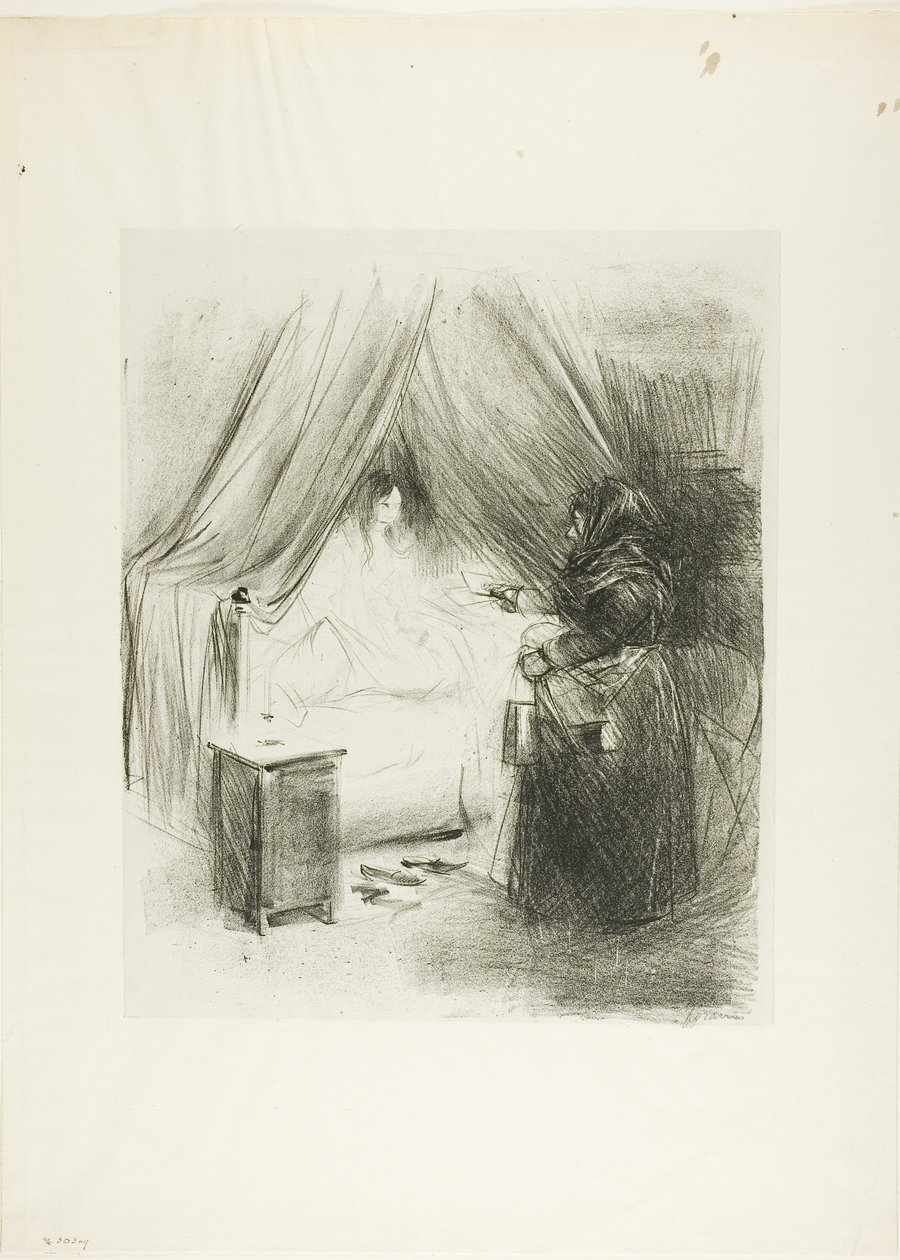 Frühstück (vertikale Platte) von Jean Louis Forain