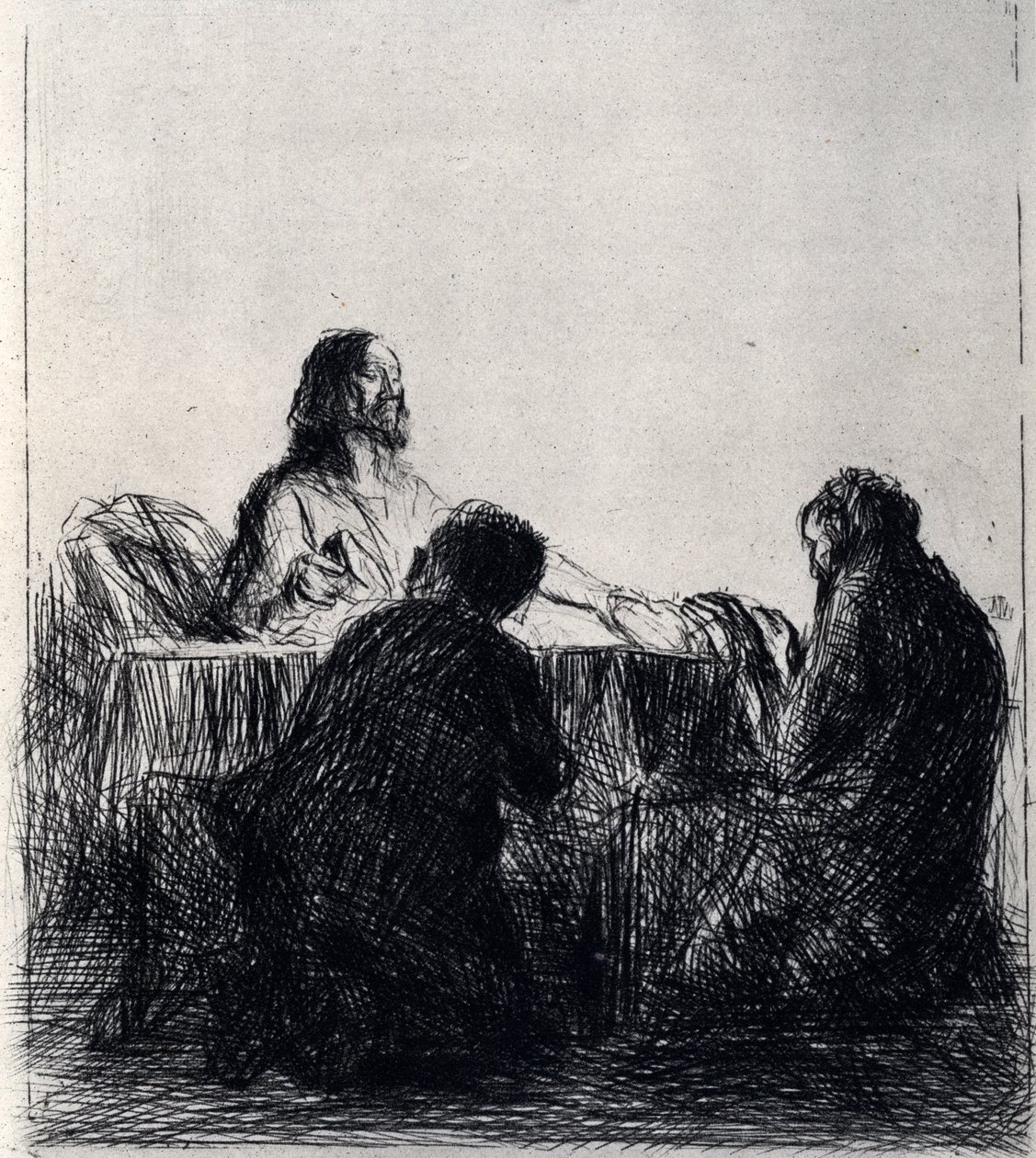 Das Brechen des Brotes, 1925 von Jean Louis Forain