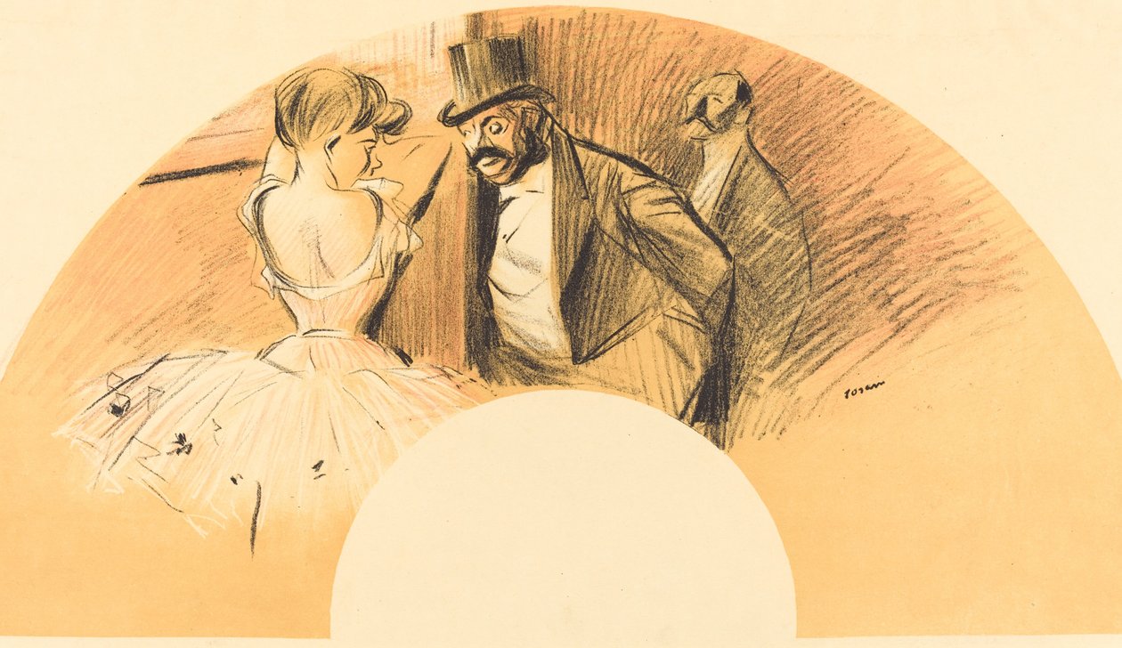 Fächer von Jean Louis Forain