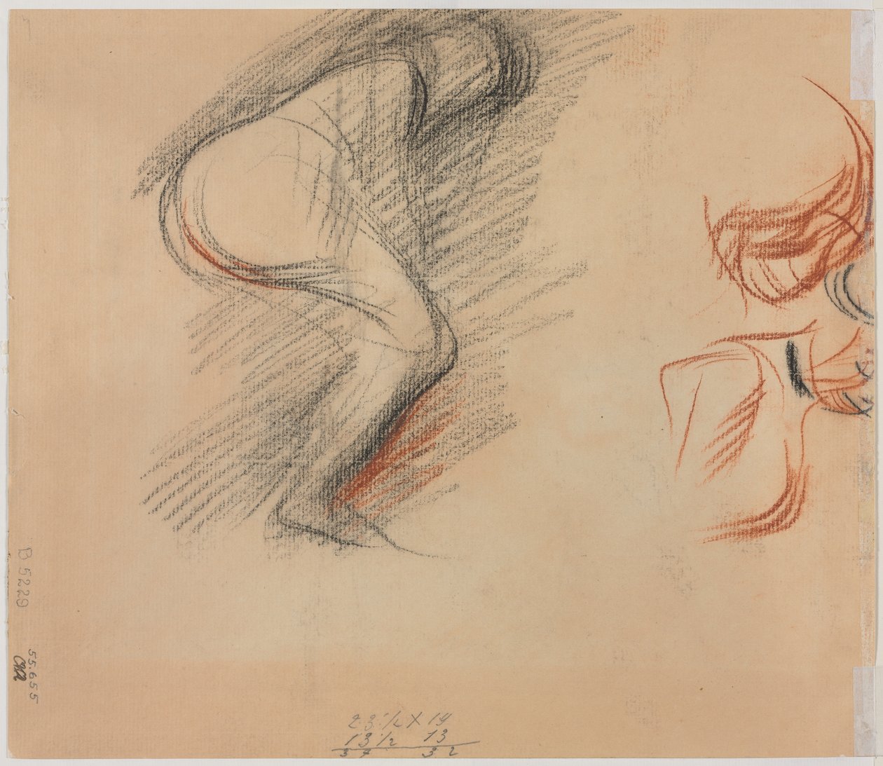 Figurenskizzen (verso) von Jean Louis Forain