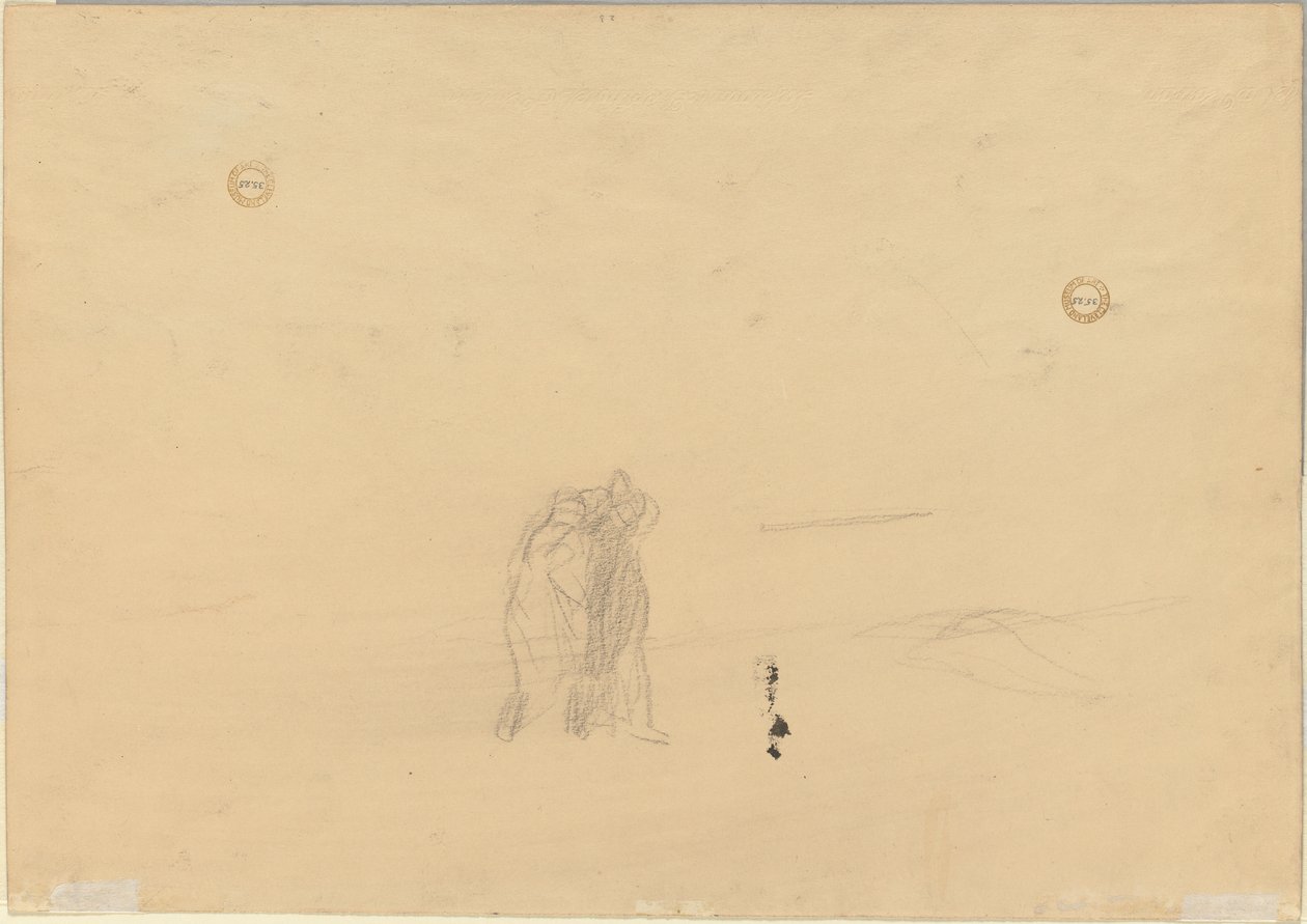Figuren in einer Landschaft (verso) von Jean Louis Forain