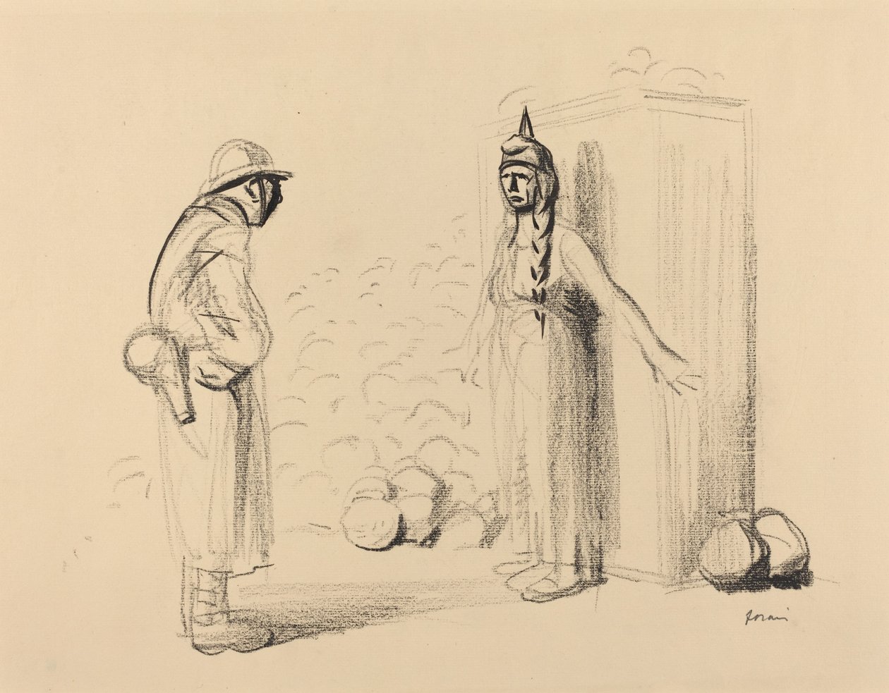 Verstecken der Louis, ca. 1914-1919 von Jean Louis Forain