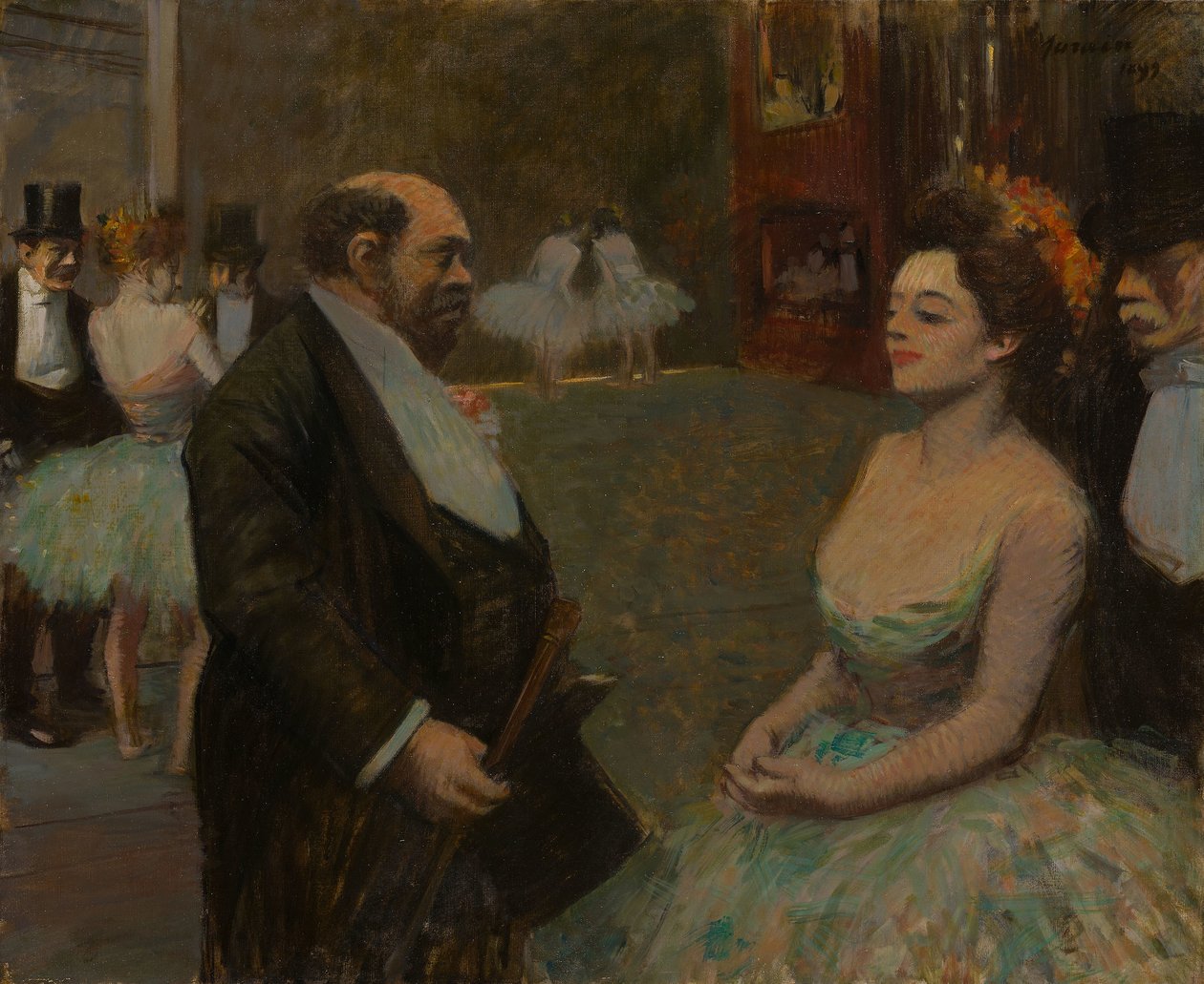 Hinter den Kulissen von Jean Louis Forain