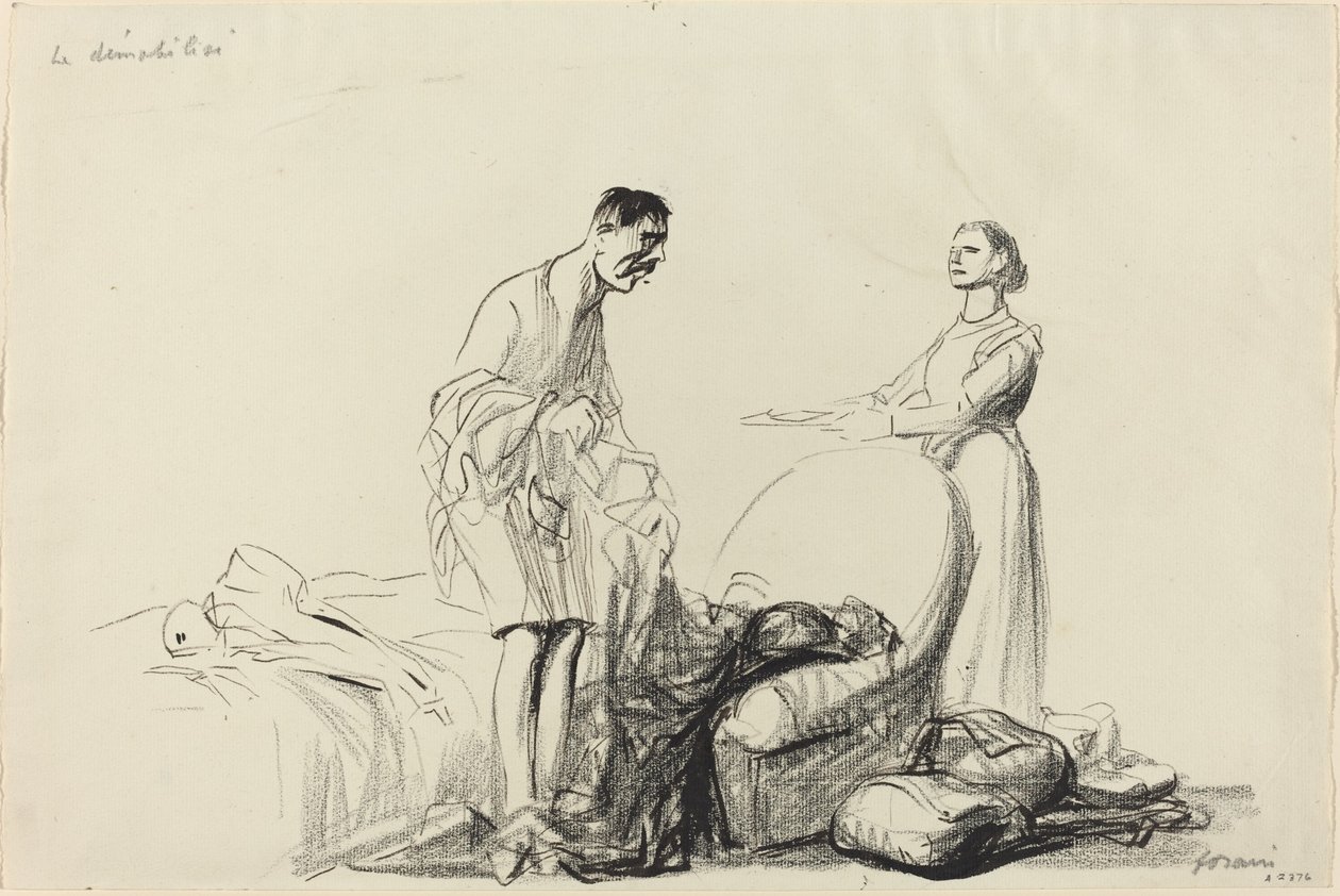 Der Demobilisierte, ca. 1914-1919 von Jean Louis Forain