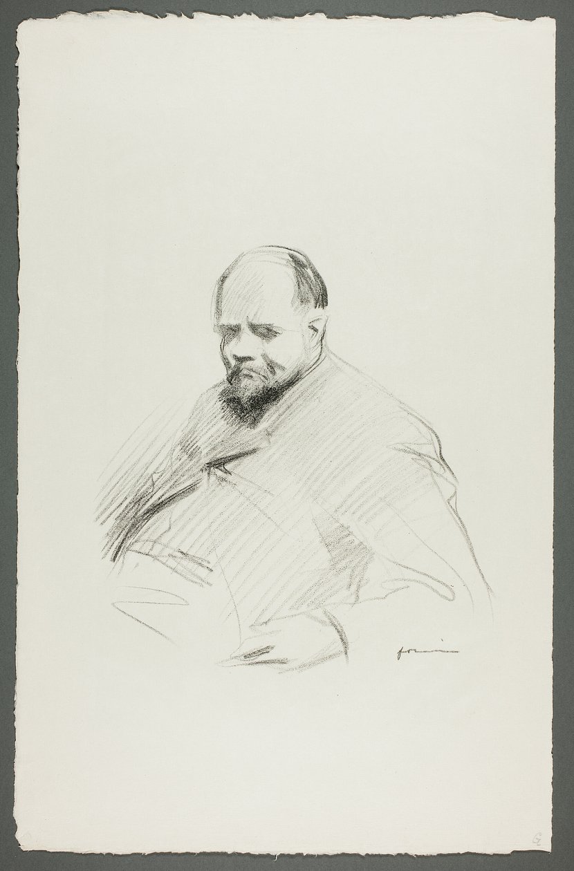Porträt von Vollard, sitzend von Jean Louis Forain