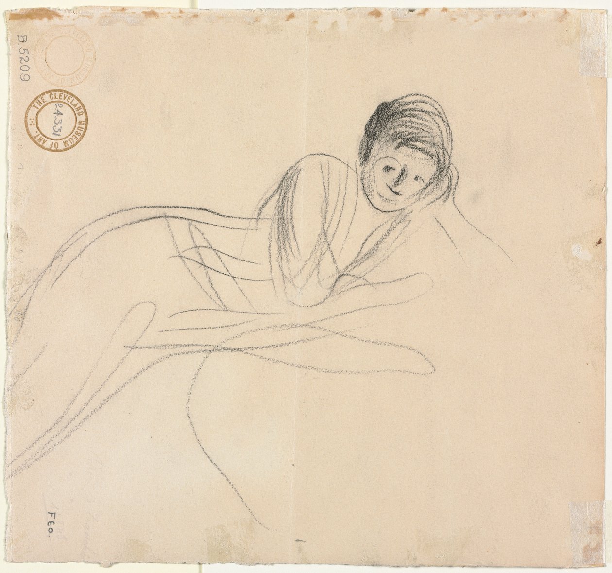 Liegende Frau verso, 1915 von Jean Louis Forain