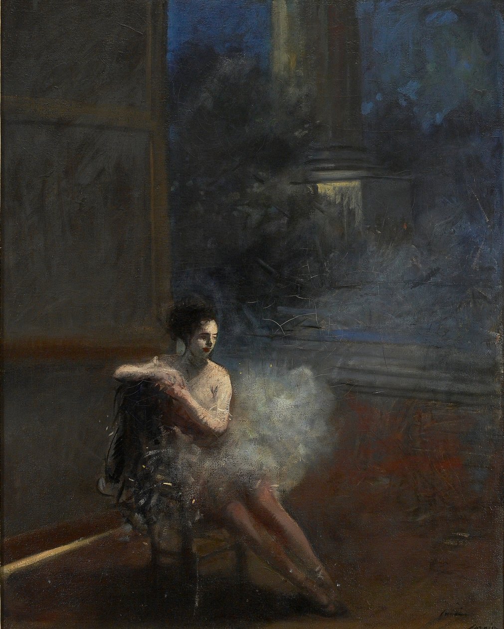 Sitzende Tänzerin, 19.-20. Jahrhundert von Jean Louis Forain