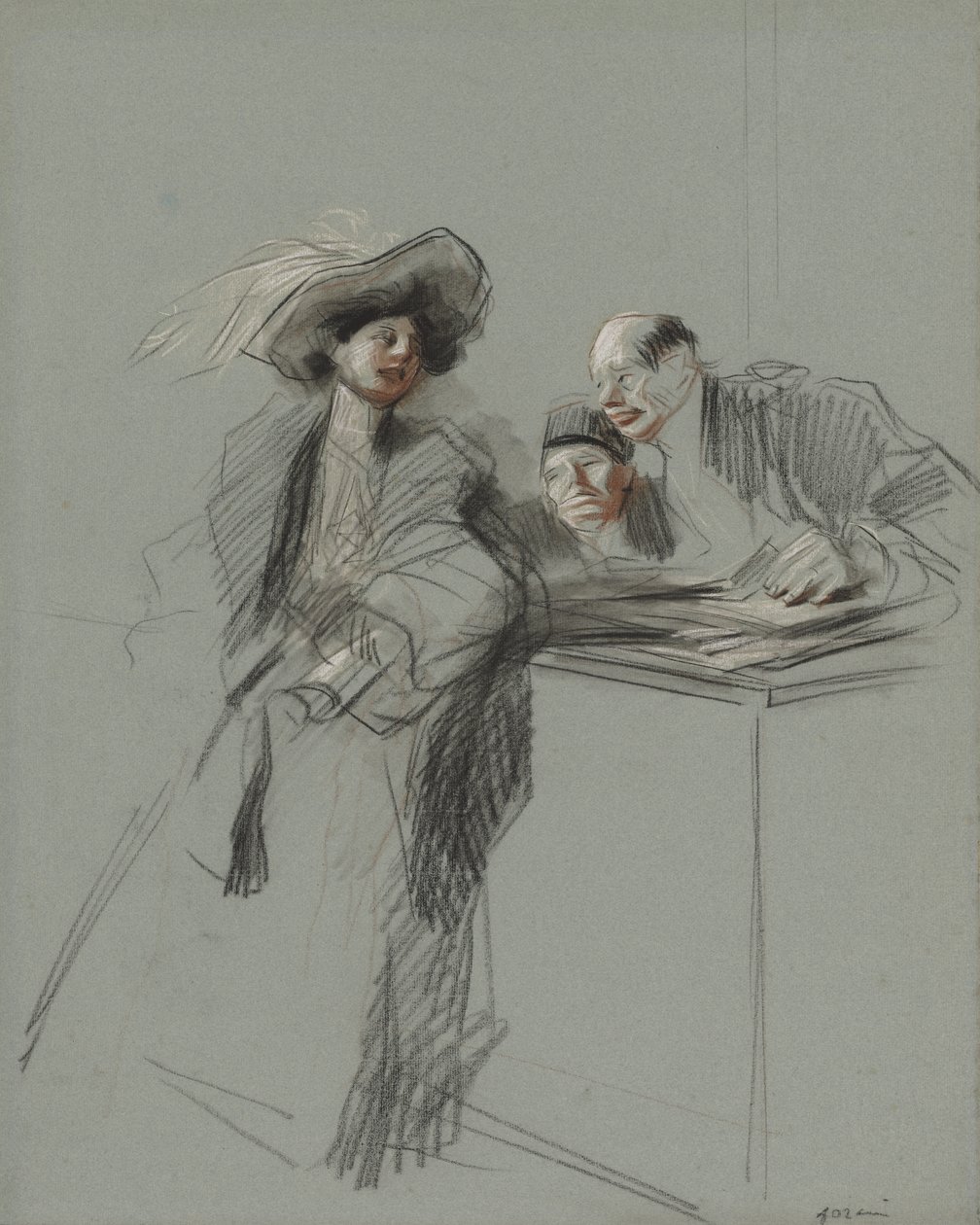 Der Kunde von Jean Louis Forain
