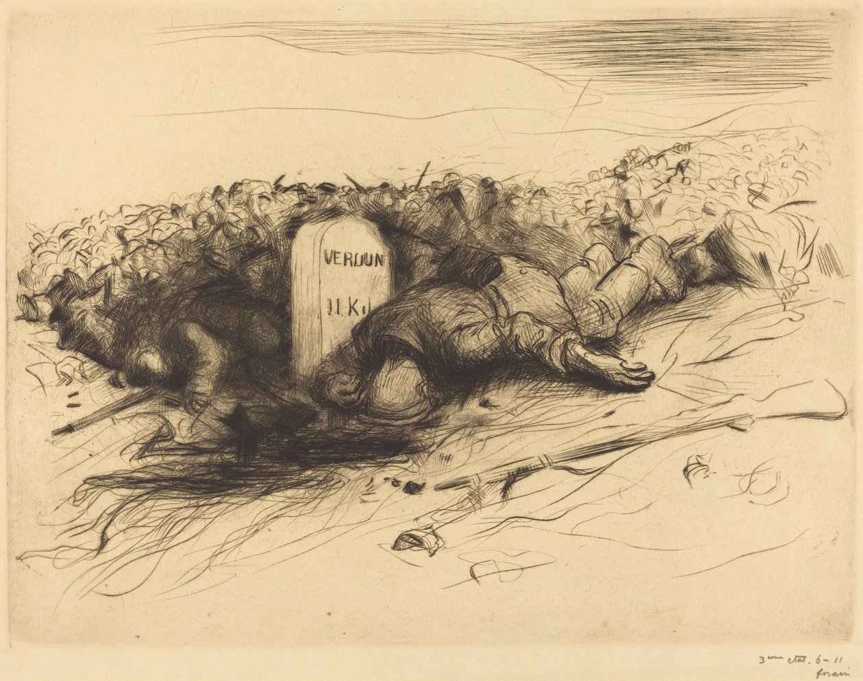 Das Ende - Verdun von Jean Louis Forain