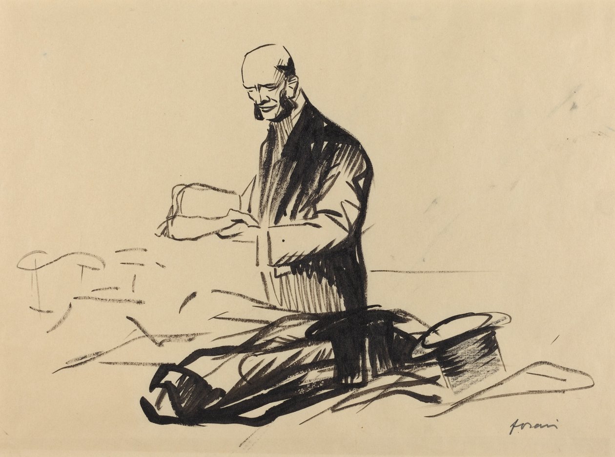 Der Hut von Marschall Foch von Jean Louis Forain