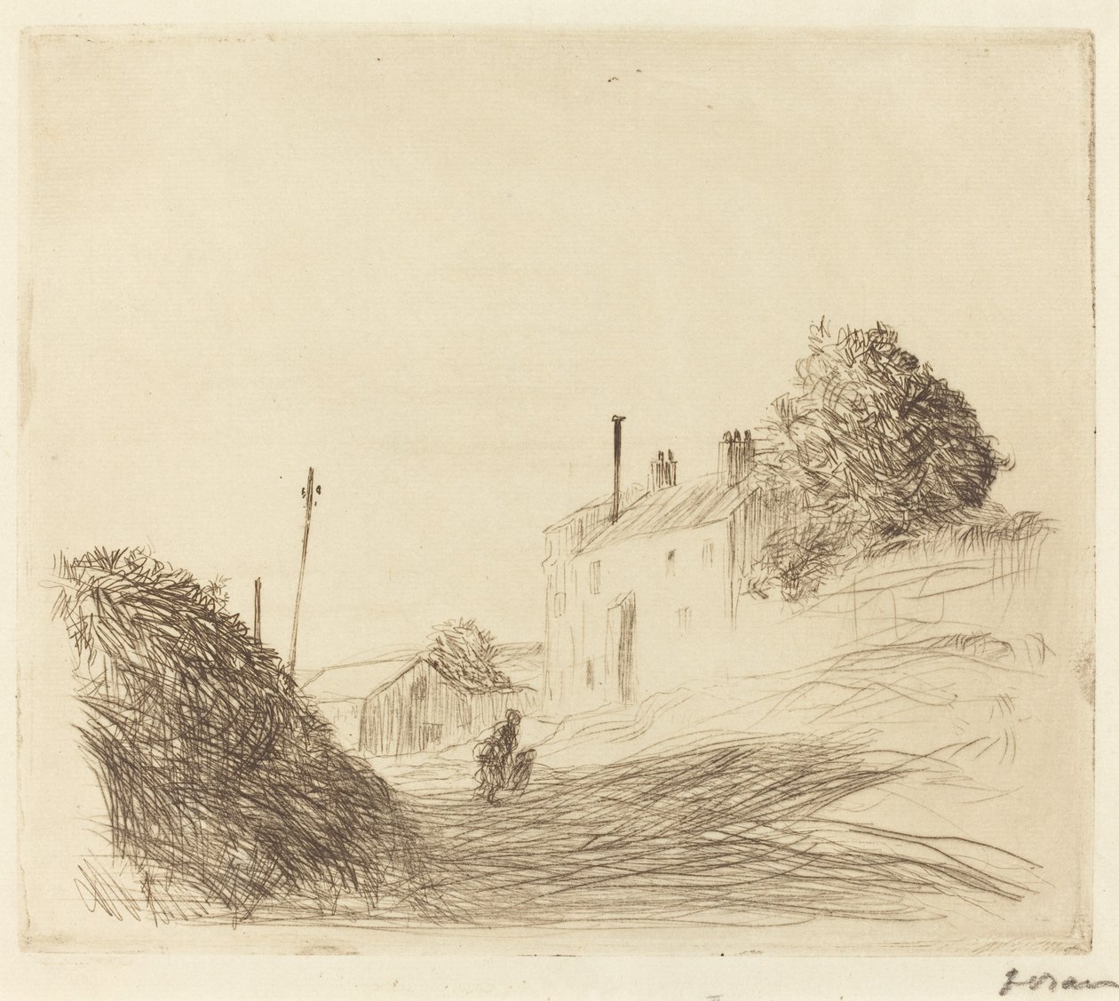 Der Weg nach Rocquencourt von Jean Louis Forain
