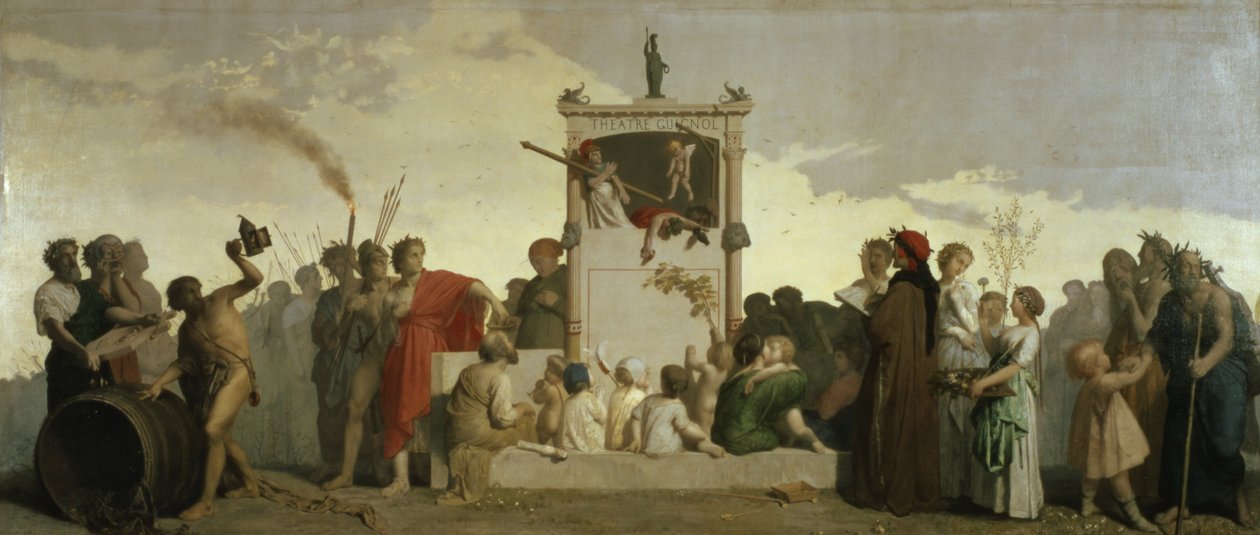 Die menschliche Komödie, ca. 1852 von Jean Louis Hamon